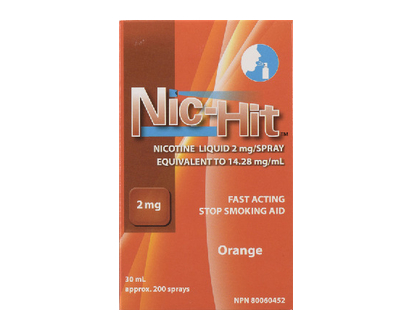Nic Hit Liquid Spray Orange 2Mg 30 Ml - 15151