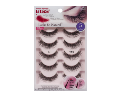 Kiss Look So Natural Eyelash Multipack 01 1 Un - 62013