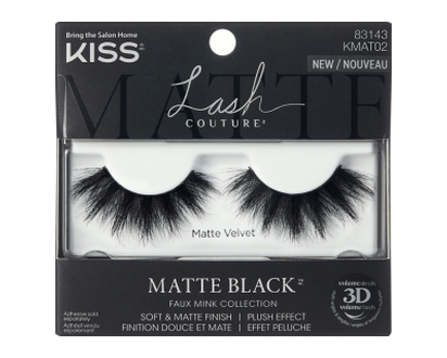 Kiss Lash Faux Mink 3D Matte Collection 02 1 Un - 83143