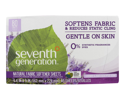 Seventh Generation Fabric Softener Sheets 80 Pk - 22788