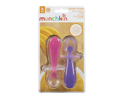 Munchkin Gentle Scoop Silicone Spoons 2 Pk - 27147
