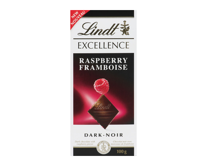Lindt Excel Rbry Dark 100 Gr - 01128