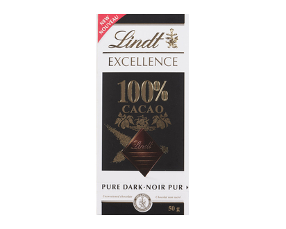 Lindt Excellence Family Bar Cacao 100% 50 Gr - 01257