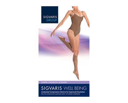 Sigvaris 120C Sheerfashion 15-20 W B Blk 1 Pr - 17984