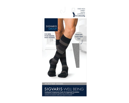 Sigvaris 183C Microfiber 15-20 M B Onxstrp 1 Pr - 23251