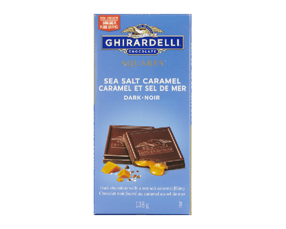 Ghirardelli Bar Dark Caramel Sea Salt 138 Gr - 42061