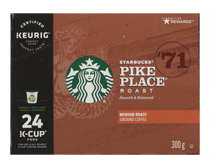 Starbuck Pike Place Kcup 24 Pk - 28201
