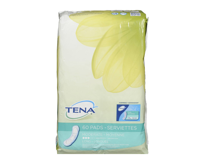 Tena Sc Pads Ex Cov Moderate Long 60 Pk - 46900