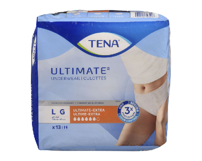 Tena Ultimate Underwear Large 13 Pk - 72320