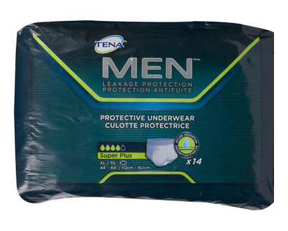 Tena Men Max Plus Underwear Xl Xxl 14 Pk - 81920