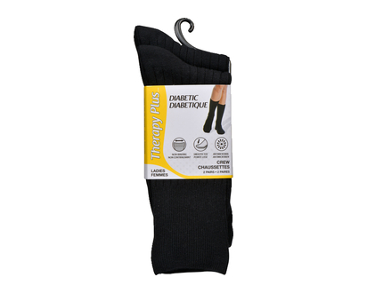 K T+ Sock Diab Blk Wm Rcrw2 1 Un - 84597