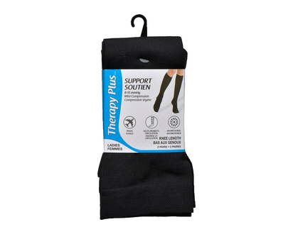 K T+ Sock Blk Wm Trv Kn Cmp2 1 Un - 85913