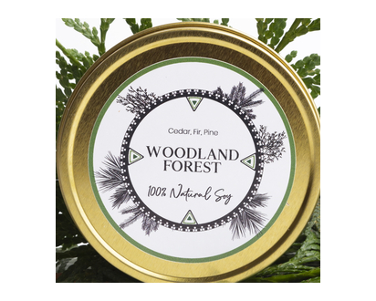 Lodge Candles Travel Tin Woodland Forest 4 Oz - 12200