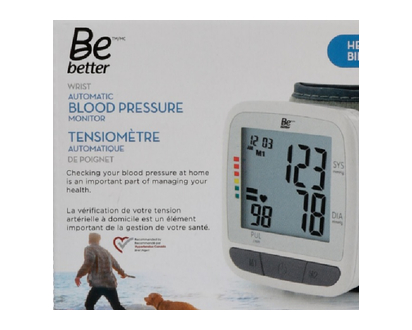 Be Better Wrist Blood Pressure Monitor 1 Un - 40617