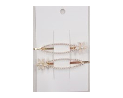 Kit Fash Barrette Ivory 1 Un - 60698