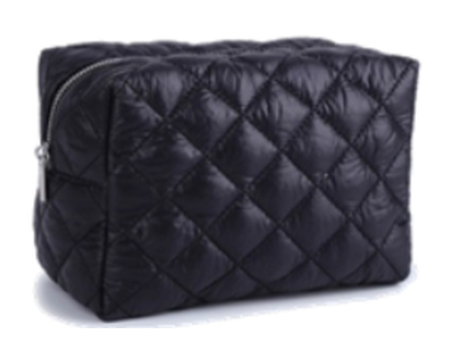 Kit Quilted Cosmetic Case Black Large 1 Un - 60975