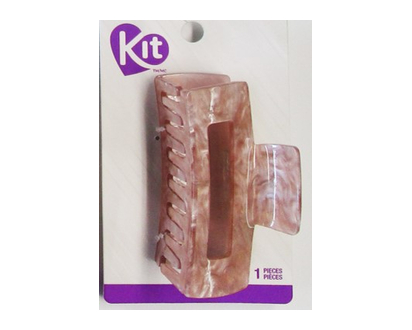 Kit Fashion Pink Claw Clip 1 Un - 61053