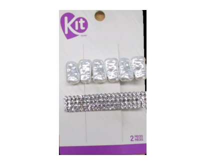 Kit Fash Pearl Clip 1 Un - 61125