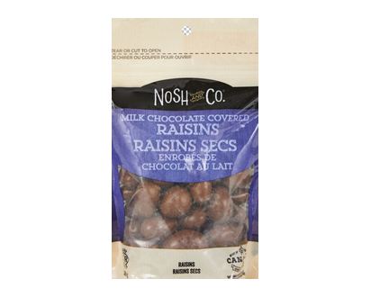 Nosh & Co Milk Chocolate Raisins 300 Gr - 80015