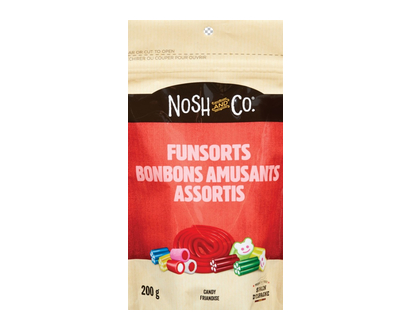 Nosh & Co Red Funsorts Bag 200 Gr - 80586