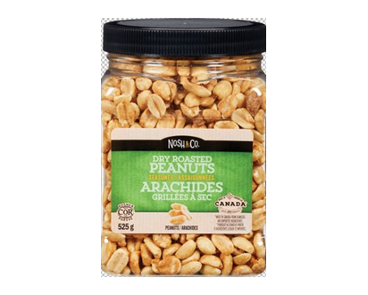Nosh&Co Seasoned Dry Roasted Peanuts Jar 525 Gr - 80745