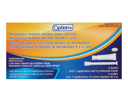 Option+ Miconazole Duo3ov&9G 3 Pk - 01258
