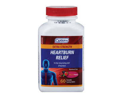 Option+ Heartburn Relief Xst Tb 60 Pk - 01798
