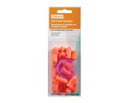 Option+ Soft Foam Ear Plugs G24 24 Pk - 02411