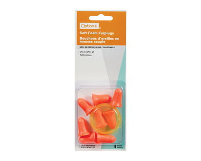 Option+ Ear Plug Soft Foam 4 Pr - 02415