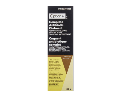 Option+ Ointment Antibiotic Complete 30 Gr - 02593
