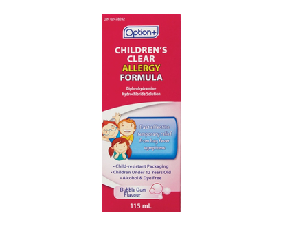 Option+ Allergy Formula Childrens 115 Ml - 02934