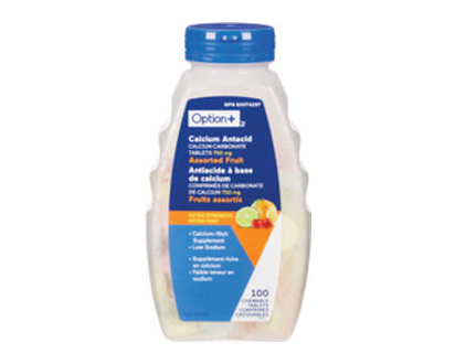 Option+ Extra Strength Antacid 100 Pk - 03108