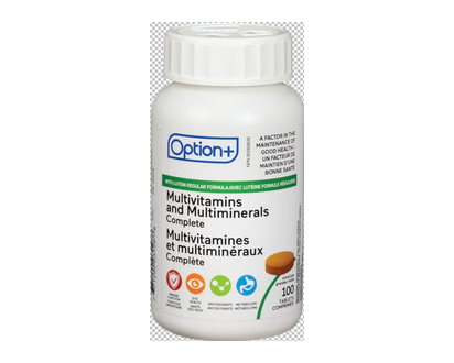 Option+ Multi Vit Minerals Complete Tb 100 Pk - 03128
