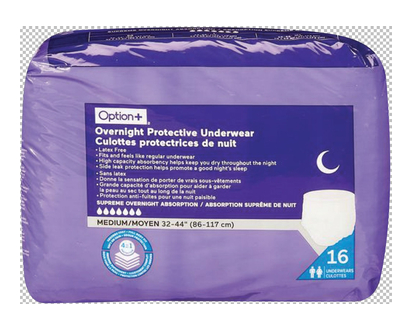 Option+ Prot Undwr Nt Md 16 Pk - 03213