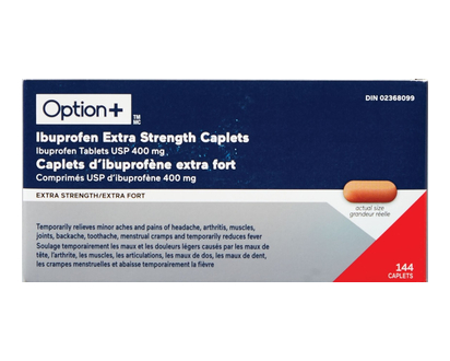 Option+ Ibuprofen Cplt 400Mg 144 Pk - 03239