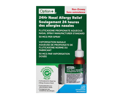 Option+ Nasal Allergy Relief Sp 50Mcg 120 Ml - 03241
