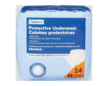 Option+ Prot Undwr Xl 14 Pk - 03254