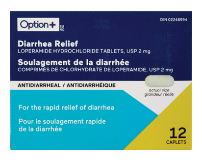 Option+ Diarreah Relief 2Mg Cplt 12 Pk - 03334