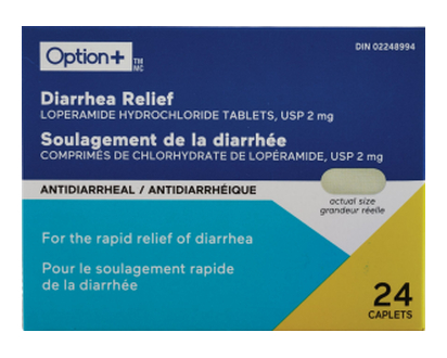 Option+ Diarrhea Relief 2Mg Cplt 24 Pk - 03335