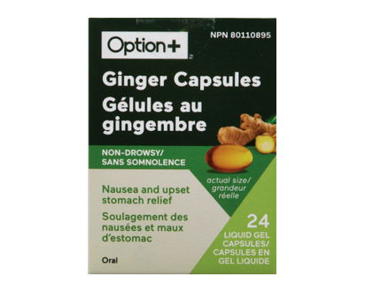 Option+ Antinaus Ging Caps 24 Pk - 03399