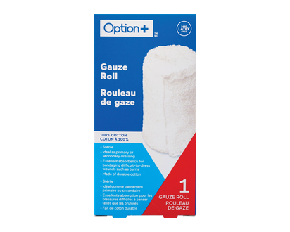 Option+ Gauze Roll 100% Cotton 1 Un - 03446