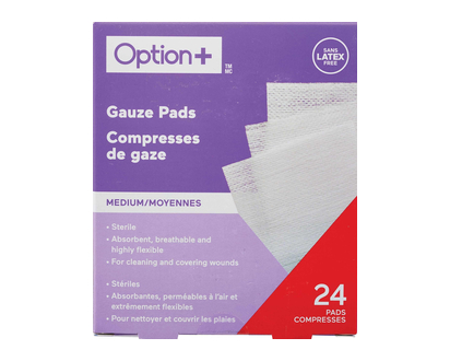 Option+ Sterile Non Woven Pad 3X3 24 Pk - 03447