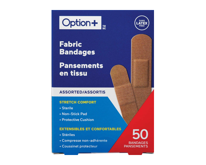 Option+ Fabric Bandages 50 Pk - 03463