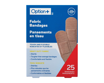 Option+ Tough Strip Bandages 25 Pk - 03467