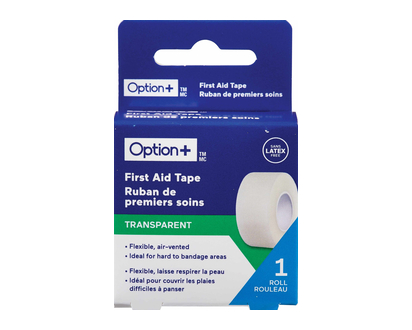 Option+ First Aid Tape Clear 1X10yd 1 Un - 03494