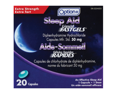 Option+ Sleep Aid Caps 50Mg 20 Pk - 05297