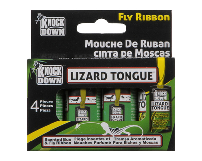 Knock Down Lizard Tongue 4 Pk - 50505