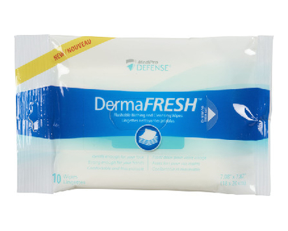 Dermafresh Hand & Face Wipes 10 Pk - 60100
