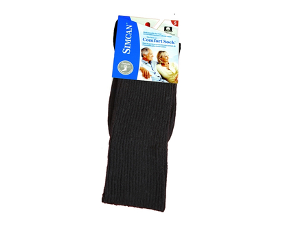 Simcan Comfort Mid Calf Socks Small Black 1 Pr - 40306