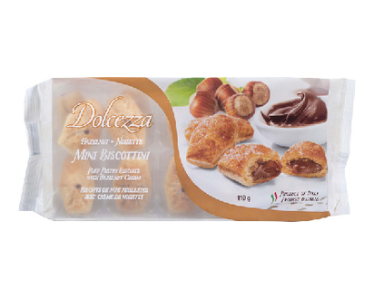 Dolcezza Tindy Hazelnut Biscottini 110 Gr - 08321